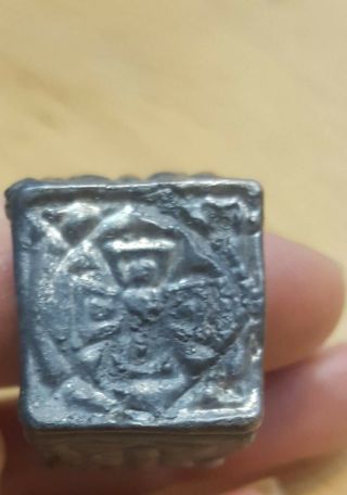 Roman Ancient Silver Plated Bronze Rare Ring - R0036