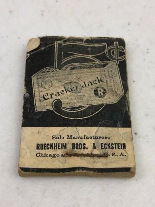 Rare Vintage Cracker Jack Charlie Chaplin? Police Officer Flip Book