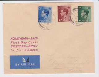 Gb Stamps Rare First Day Cover 1936 King Edward Viii To Sweden