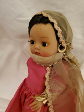 Vintage Nancy Ann 8 " Muffie Doll,  Walker,  Clothes,  India Costume,  Estate