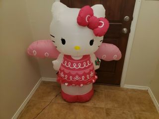 Rare Hello Kitty Christmas Present Airblown Inflatable
