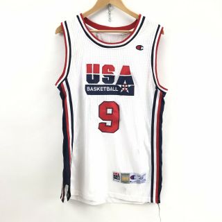 Team Usa Basketball Rare 1992 Olympic Games Champion Jersey Size 48 9 Jordan