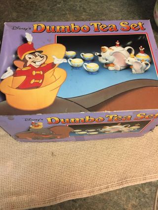 Disney Rare Vintage Dumbo Tea Set Still