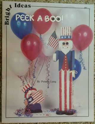 Peek A Boo By Poiette Lang Bright Ideas Tole Painting Holiday Book 1991 Rare.