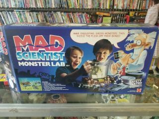 Vintage Mattel Mad Scientist Monster Lab Very Near Complete Ultra Rare