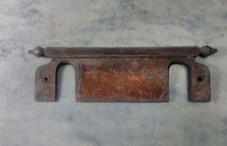 Antique Cast Iron Name Plate from Lehr Pump Organ or Piano 3