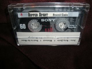 RIPPED APART SEVERED LIMBS DEATH METAL DEMO CASSETTE TAPE COLLECTIBLE RARE 3