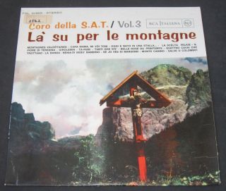 Coro Della S.  A.  T.  - Là Su Per Le Montagne Vol.  3 Rca Lp 60 