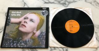 David Bowie - Hunky Dory 1971 Int Vinyl Lp Vg/vg Dynaflex Rare