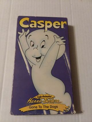 Casper Gone To The Dogs Vhs,  Rare