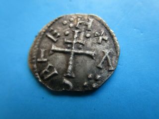 Medievel Silver Coin (anglo Saxon ?).  Duble Cross.  Unknown.  Rare