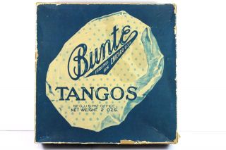 RARE - Early 1900 ' s TANGOS Made by Bunte Brothers Chicago CANDY BOX 2