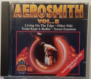 Aerosmith - Vol.  3 Live Usa - Cd Lsd Records Label Rare Bootleg Silver Disc