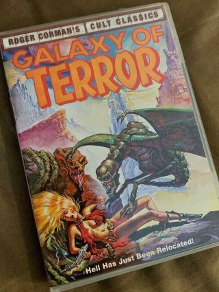Rare Galaxy Of Terror Dvd Movie Film Roger Coreman Shout Factory Horror Creature