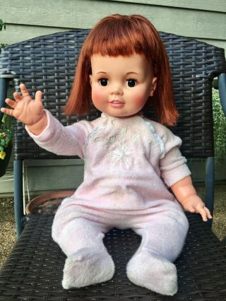 Vintage 24 " Baby Crissy Doll Grow Hair Doll 1972/73 Ideal - Doll