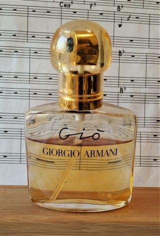 Rare Vintage " Gio " By Giorgio Armani Spray Edp 35ml / 1.  15oz Discontinued