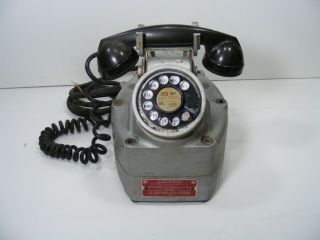 RARE CROUSE - HINDS ROTARY TELEPHONE FOR HAZARDOUS LOCATIONS,  EXPLOSION PROOF 3