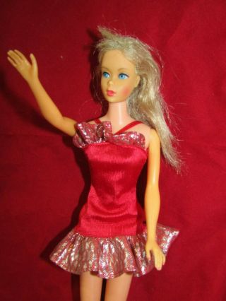 Vintage 1962 1958 Midge Barbie Doll Blonde Hair Painted Head 224 Blue Eyes