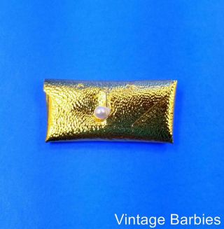 Very Rare Barbie Doll Regal Red 3217 Gold Purse Vintage 1970 