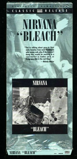 Nirvana - " Bleach " - Cd Empty Longbox No Cd Long Box Only - Rare -