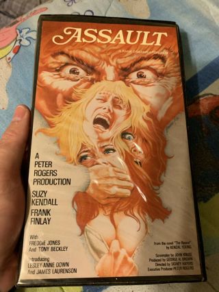 Assault Aka The Creepers Extremly Rare Blay Video Vhs Horror