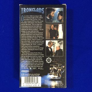 IRONCLADS Civil War Monitor Merrimack VHS 1991 OOP RARE Not On Dvd 2