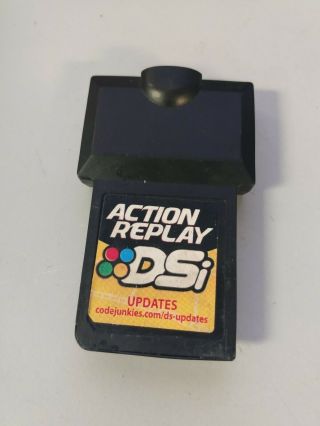 Rare Nintendo Dsi Lite Action Replay Yellow Label Good