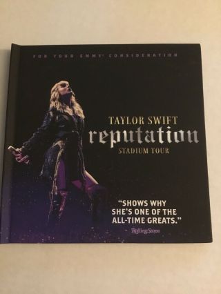 Taylor Swift Reputation Dvd Emmy Fyc Complete Stadium Tour Netflix Special Rare