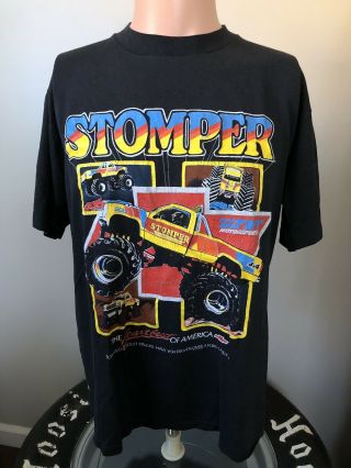 Rare Stomper Tnt Monster Truck Challenge T - Shirt L 80 