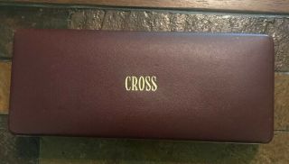 Vtg Rare Cross Vintage Classic Century 2206 - M Burgundy Fountain Pen Made In Usa