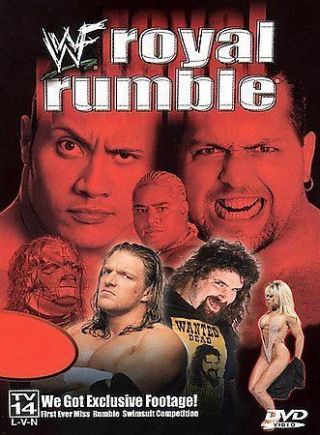 Wwf Royal Rumble 2000 Dvd Rare Wwe The Rock Hhh Kane Cactus Jack Oop
