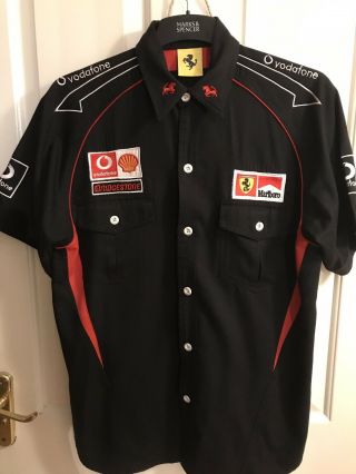 Michael Schumacher Ferrari F1 1996 - Shirt Adults M/l 42 - 44 Rare