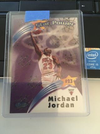 Michael Jordan 1998 Ultra Star Power Rare Insert Chicago Bulls Sp 1 Of 20
