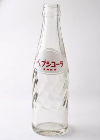 Vintage Pepsi - Cola 192ml Soda Bottle Japanese Print Rare