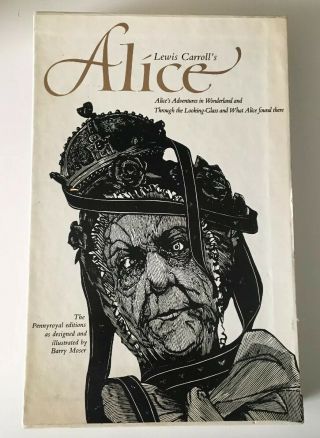 Alice’s Adventures In Wonderland Rare Set 1st Pennyroyal Moser 1982 Illustrated