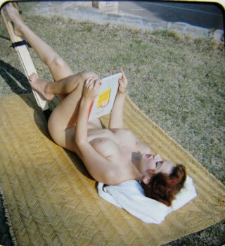 Rare Vintage 1950s Nude 3 - D 3d Stereo Slide Roni Scott By George Mann