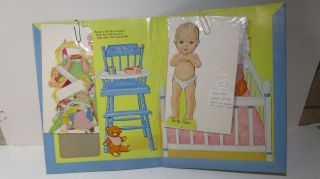 Vintage 1970 Baby Beth Ann Paper Doll And Clothes Queen Holden 