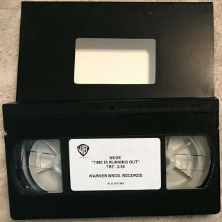 Muse - Time Is Running Out/2003 Warner Bros Recs Vhs Single Promo Music Video Rare