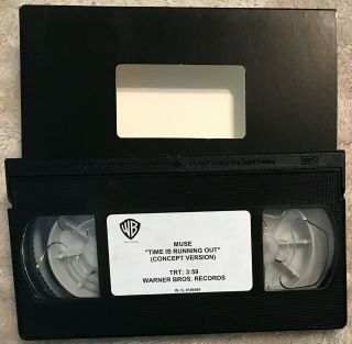 Muse - Time Is Running Out (concept/us Vers) /wb Vhs Single Promo Music Video Rare
