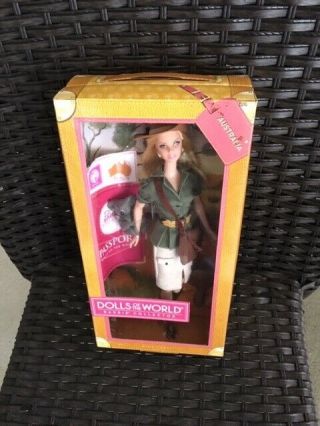 Barbie,  Collector Pink Label - Dolls Of The World,  Australia,  Mattel,  Pre - Owned