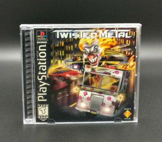 Twisted Metal Playstation 1 Ps1 Ps2 Ps3 Black Label Variant Rare