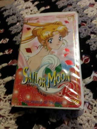 Sailor Moon The Movie The Promise Of The Rose Vhs,  2000,  Dubbed Rare