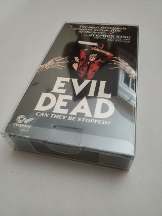 Rare Htf Oop Evil Dead Vhs By Congress Video Group - Horror Vhs