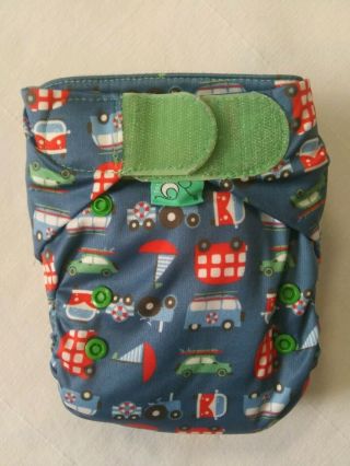 Tots Bots Easyfit All - In - One Cloth Diaper - Htf Rare - Transportation