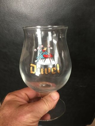 2 Duvel Beer Glass,  One Rare Made For The Netherlands