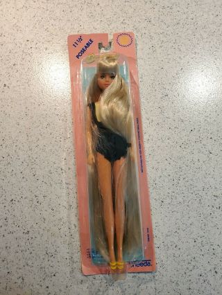 Brittany With Extra Long Hair Vintage Uneeda Fashion Doll In Package