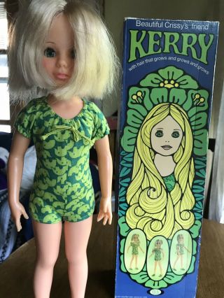 Vintage Ideal Kerry doll Crissy family hair grows 18 