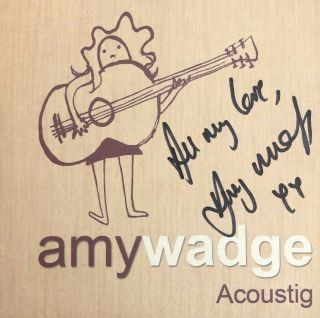 Amy Wadge - Acoustig - Very Rare Signed Autographed Cd (ed Sheeran Collaborator)
