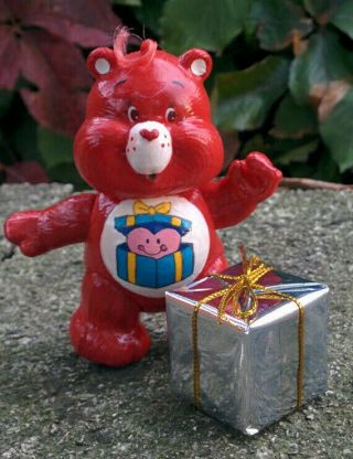Custom From Vintage Kenner Poseable Figure Care Bear 3 " Great Giving Christmas