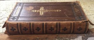 1850 Antique Book of Common Prayer Sacraments - leather binding - G.  E.  Eyre 2